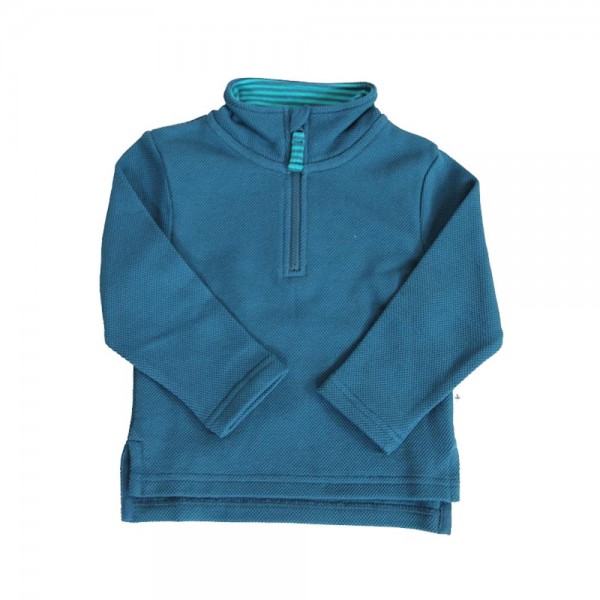 Leela Cotton Baby/Kinder Fleece Sweatshirt Fleece Pullover reine Bio-Baumwolle 